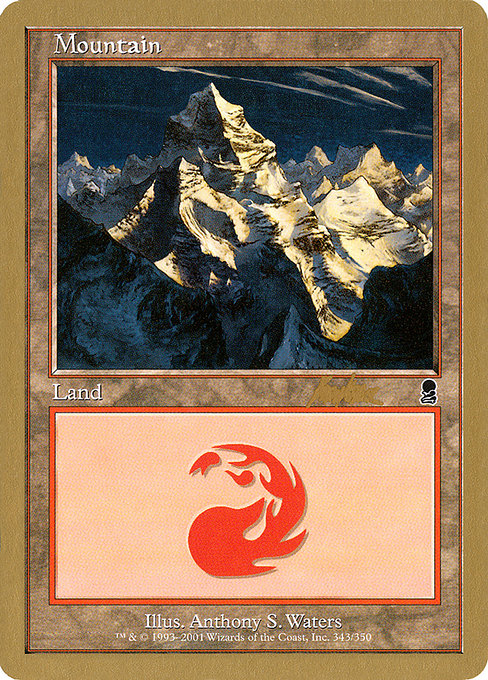 (英)山 / Mountain【WC02】 World Championship Decks 2002 Brian Kibler 金枠 No.119