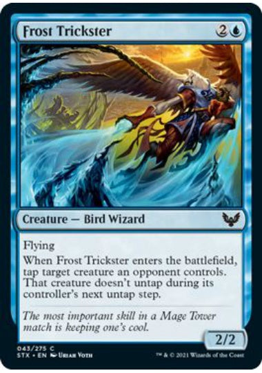 (英)【Foil】霜のペテン師 / Frost Trickster【STX】 No.043