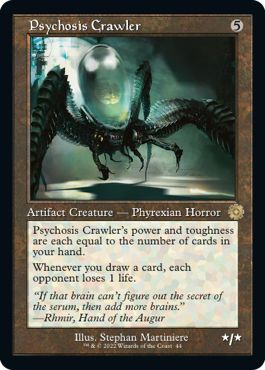 (英)【Foil】精神の病を這うもの / Psychosis Crawler【BRR】旧枠加工カード No.044