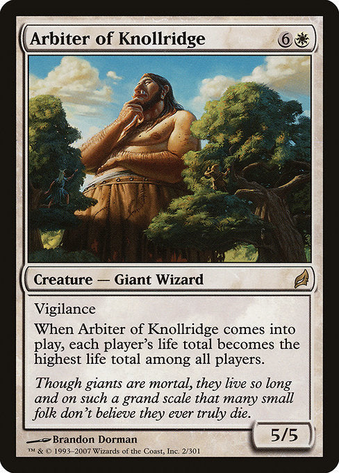(英)【Foil】ノールリッジの裁き人 / Arbiter of Knollridge【LRW】 No.002