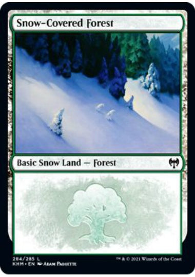 (英)冠雪の森 / Snow-Covered Forest【KHM】 No.284