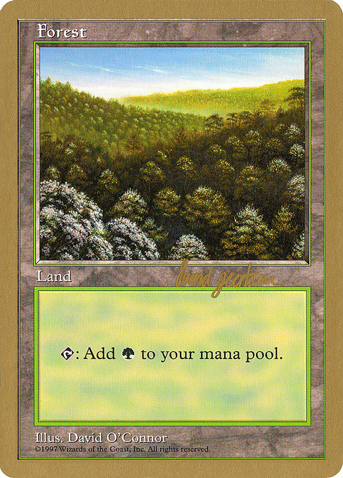 (英)森 / Forest【WC97】 World Championship Decks 1997 Svend Geertsen 金枠 No.118