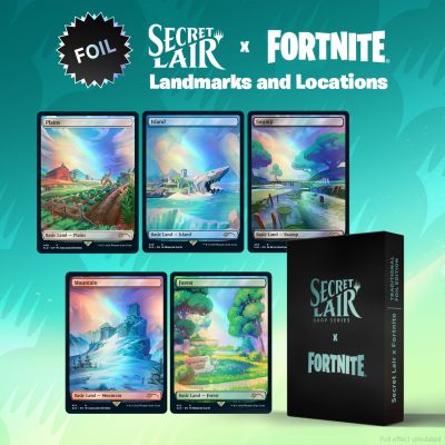 (英)Secret Lair x FORTNITE: Landmarks and Locations Foil Edition 【BOX】 ※発送方法は「ゆうパック」を選択してください。