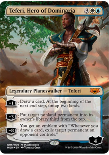 (英)【Foil】ドミナリアの英雄、テフェリー / Teferi, Hero of Dominaria【GRNMED】 No.GR6