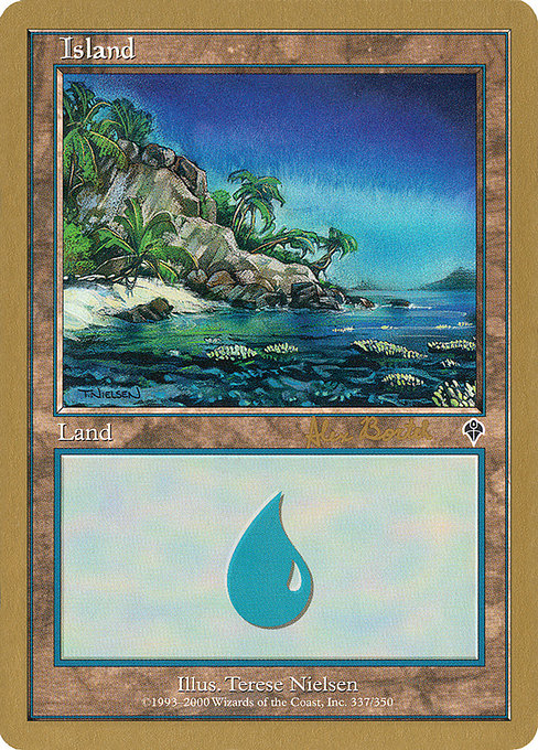(英)島 / Island【WC01】 World Championship Decks 2001 Alex Borteh 金枠 No.095