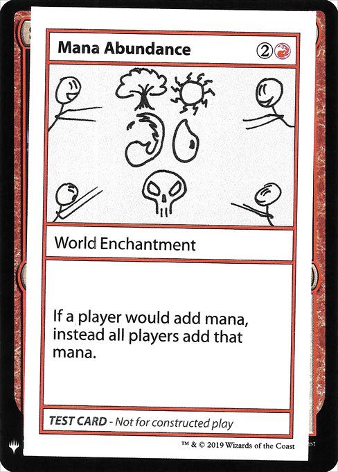 (英)Mana Abundance【MB1-TEST】 No.058
