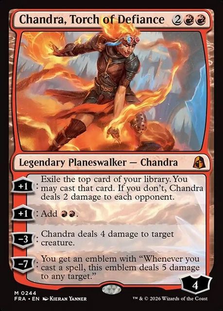 【予約商品】(英)反逆の先導者、チャンドラ / Chandra, Torch of Defiance【FRA】 No.244