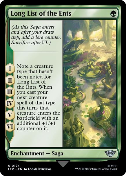 (英)【Foil】エントの長い名簿 / Long List of the Ents【LTR】 No.174