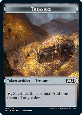 (英)宝物トークン / Treasure Token【M21-TOKEN】 No.015