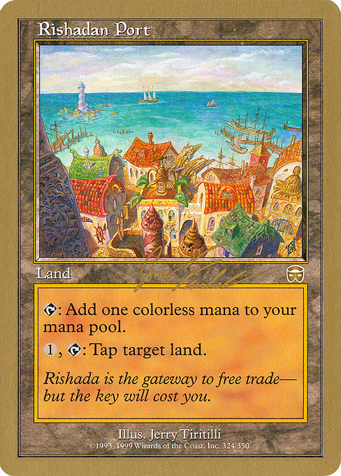 (英)リシャーダの港 / Rishadan Port【WC00】 World Championship Decks 2000 Jon Finkel 金枠 No.097