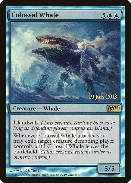 (英)【Foil】壮大な鯨 / Colossal Whale【PRM】発売記念週末プロモ No.005