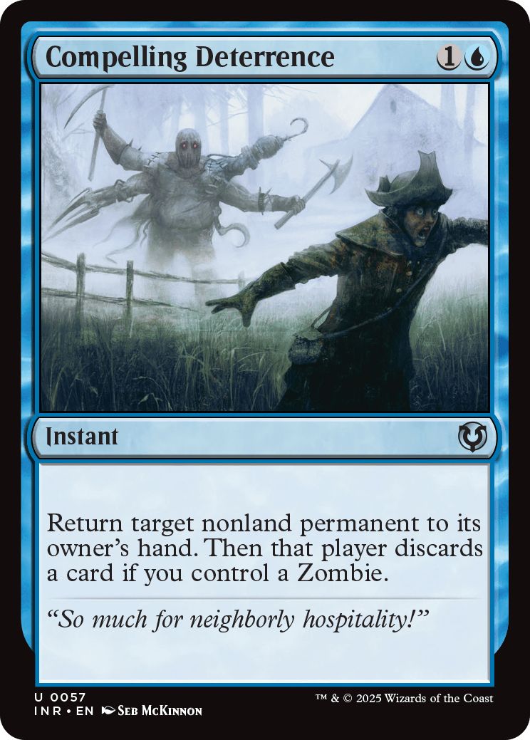 (英)【Foil】抗えない抑止 / Compelling Deterrence【INR】 No.057