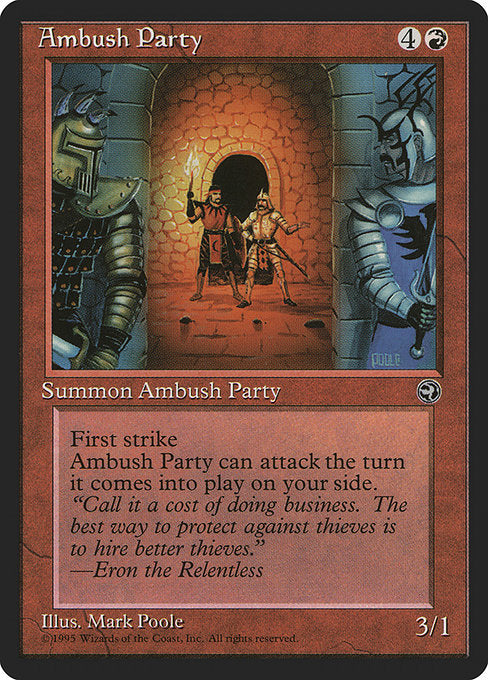 (英)待ち伏せ部隊 / Ambush Party【HML】 (門の陰に隠れている) No.063A