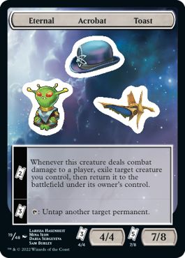 (英)Eternal Acrobat Toast Sticker【UNF-STICKER】 No.019