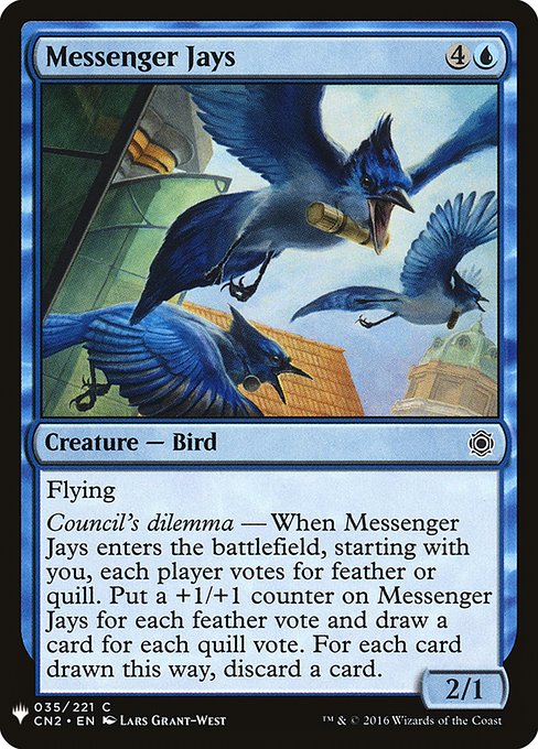 (英)伝書カケス / Messenger Jays【MB1】 No.0427
