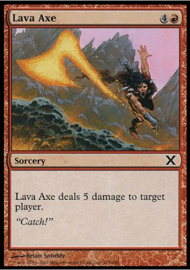 (英)溶岩の斧 / Lava Axe【10E】 No.215