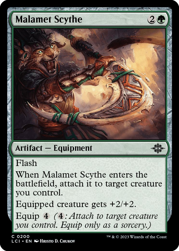 (英)【Foil】マラメトの鎌 / Malamet Scythe【LCI】 No.200