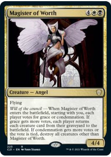 (英)真価の宗匠 / Magister of Worth【C21】 No.223