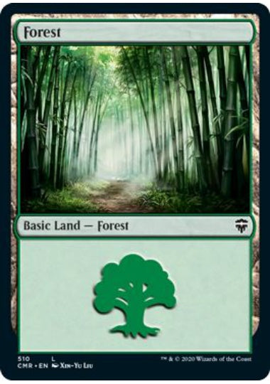(英)森 / Forest【CMR】 統率者デッキ収録 No.510