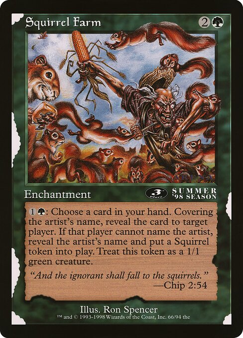 (英)Squirrel Farm【PRM】 アリーナプロモ 3rd Place 【Oversized Card】 BIG-PRM-059 ※トーナメントで使用することはできません。