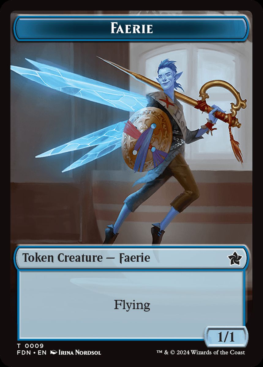 (英)フェアリートークン / Faerie Token No.009 - 魚トークン / Fish Token【FDN-TOKEN】 No.010