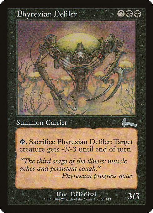 (英)【Foil】ファイレクシアの汚染者 / Phyrexian Defiler【ULG】 No.060