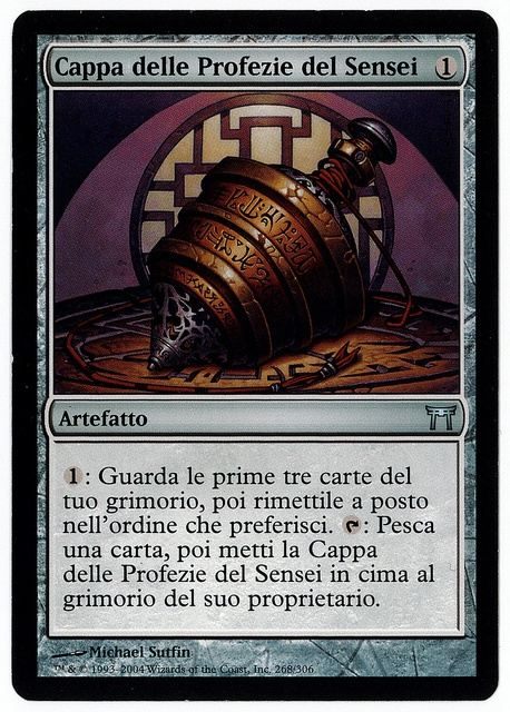 (イタリア語)Cappa delle Profezie del Sensei / Sensei's Divining Top【CHK】 No.268