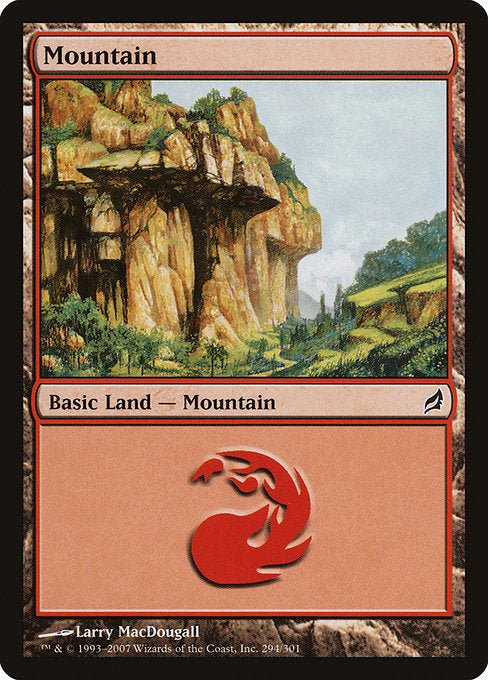 (英)【Foil】山 / Mountain【LRW】 No.294