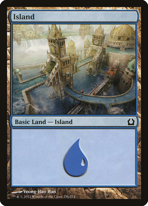 (英)【Foil】島 / Island【RTR】 No.256