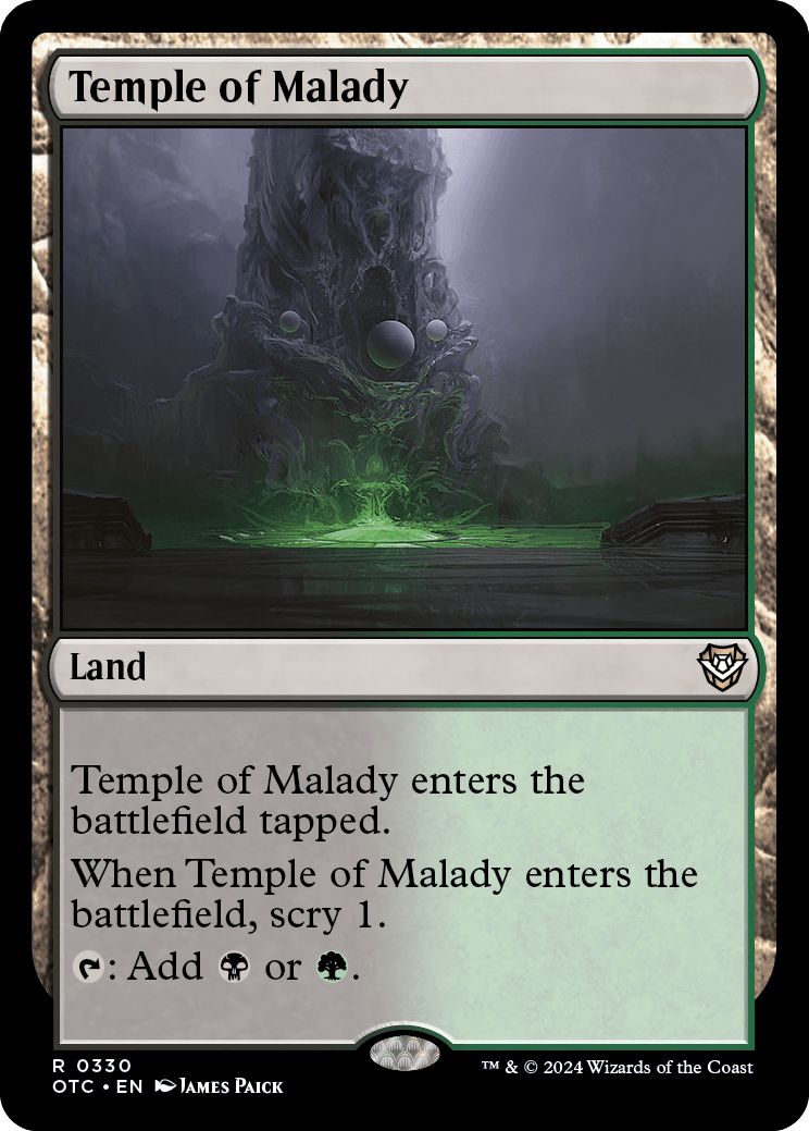 (英)疾病の神殿 / Temple of Malady【OTC】 No.330
