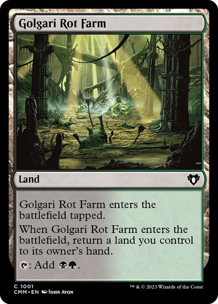 (英)ゴルガリの腐敗農場 / Golgari Rot Farm【CMM】 No.1001