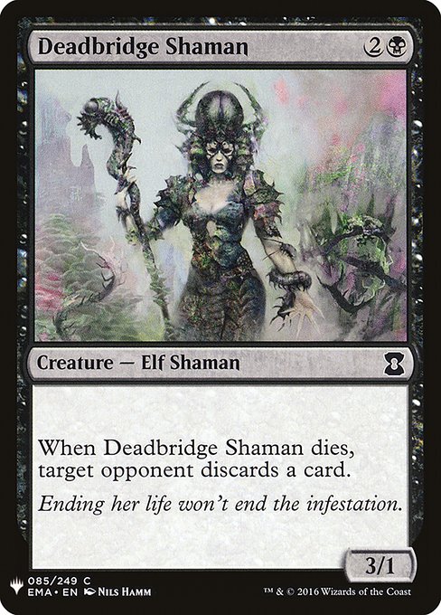 (英)死橋のシャーマン / Deadbridge Shaman【MB1】 No.0614
