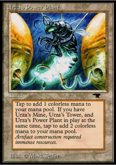 (英)ウルザの魔力炉 / Urza's Power Plant【ATQ】 (虫) No.084A