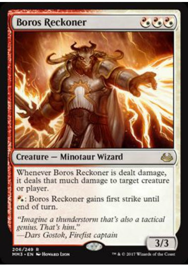 (英)【Foil】ボロスの反攻者 / Boros Reckoner【MM3】 No.206