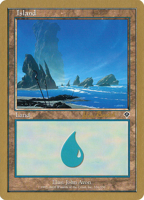 (英)島 / Island【WC01】 World Championship Decks 2001 Alex Borteh 金枠 No.094