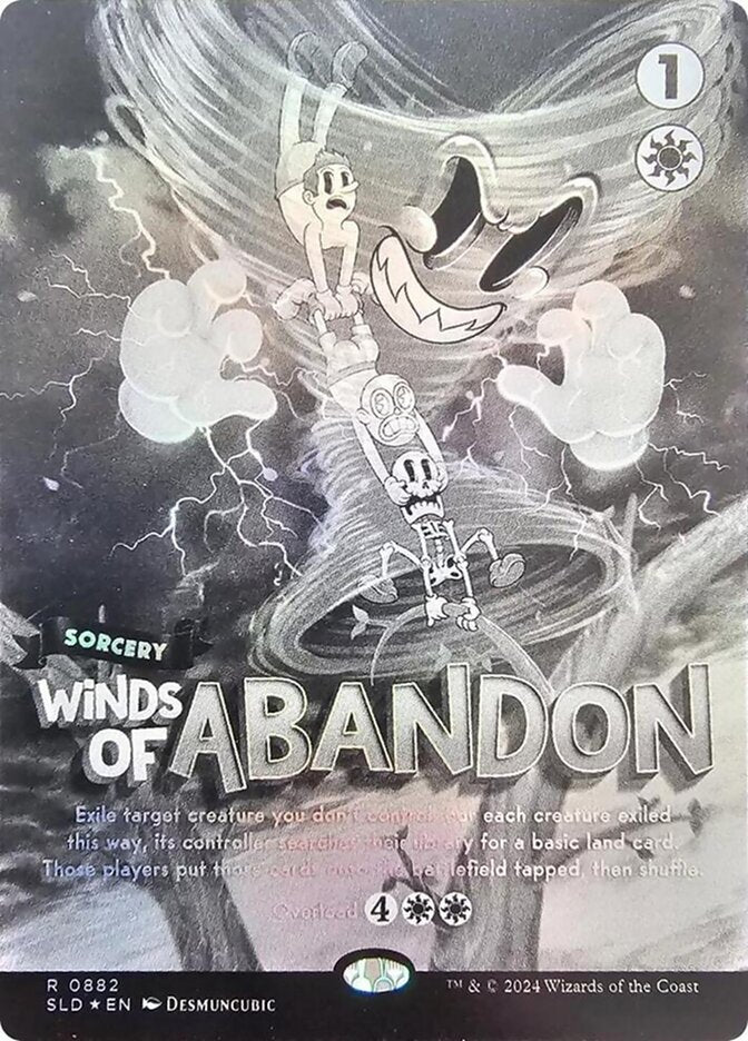 (英)【Foil】遺棄の風 / Winds of Abandon【SLD】Twisted Toons No.882