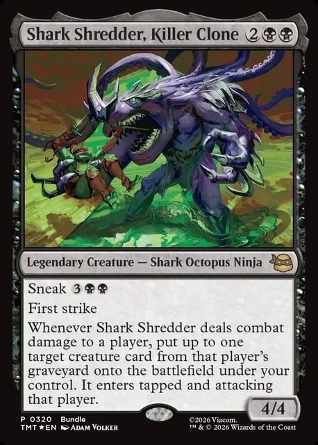 (英)【Foil】Shark Shredder, Killer Clone / Shark Shredder, Killer Clone【TMT】バンドルプロモ No.320