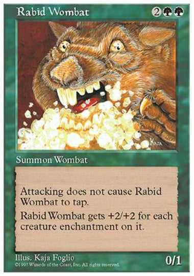 (英)狂暴ウォンバット / Rabid Wombat【5ED】 No.319