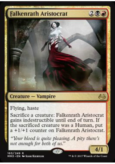 (英)ファルケンラスの貴種 / Falkenrath Aristocrat【MM3】 No.163