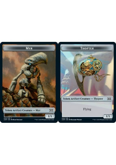 (英)【Foil】マイアトークン / Myr TokenNo.024 - 飛行機械トークン / Thopter Token【2XM-TOKEN】 No.026