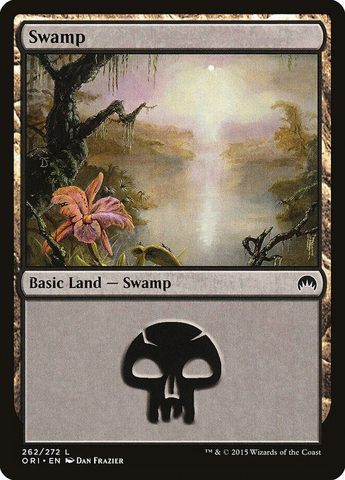 (英)【Foil】沼 / Swamp【ORI】 No.262