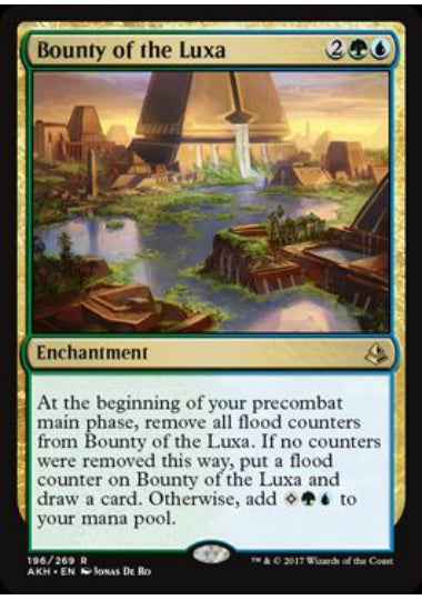 (英)【Foil】ルクサの恵み / Bounty of the Luxa【AKH】 No.196