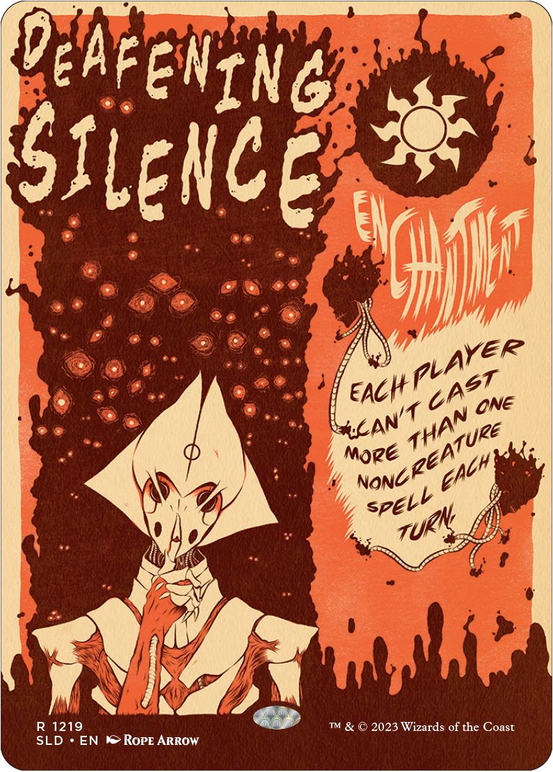 (英)【Foil】耳の痛い静寂 / Deafening Silence【SLD】Draw Your Hand No.1219