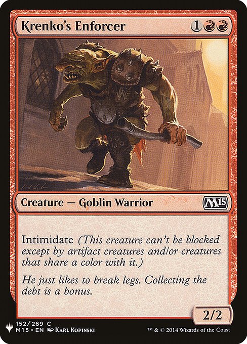 (英)クレンコの処罰者 / Krenko's Enforcer【MB1】 No.0998