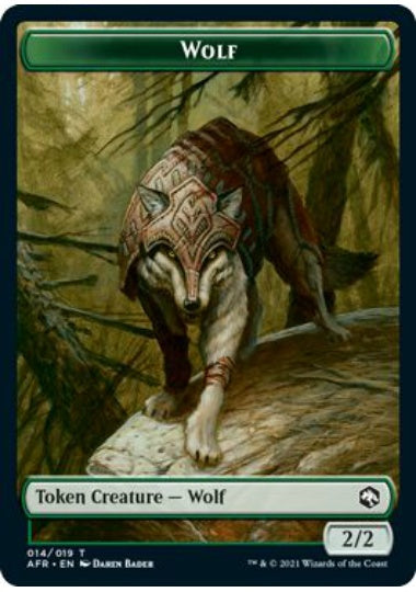 (英)狼トークン / Wolf Token【AFR-TOKEN】 No.014
