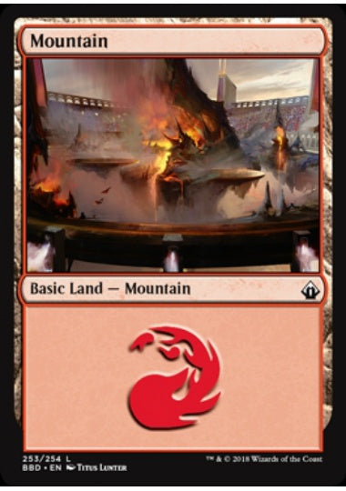 (英)【Foil】山 / Mountain【BBD】 No.253