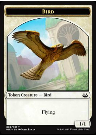 (英)鳥トークン / Bird Token【MM3-TOKEN】 No.002
