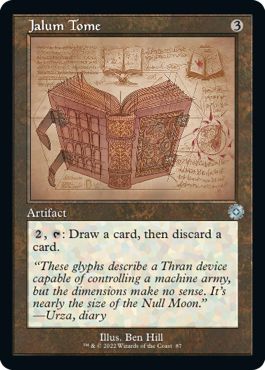 (英)【Foil】ジェイラム秘本 / Jalum Tome【BRR】設計図カード No.087
