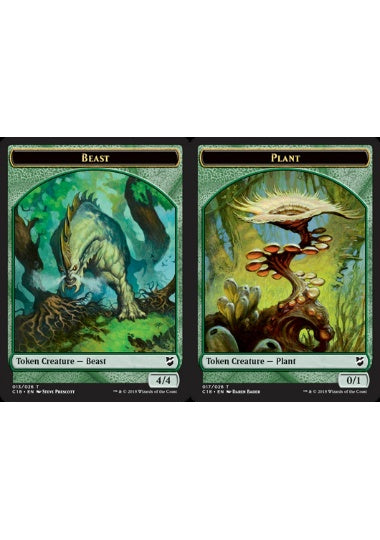 (英)ビーストトークン / Beast Token No.013 - 植物トークン / Plant Token【C18-TOKEN】 No.017