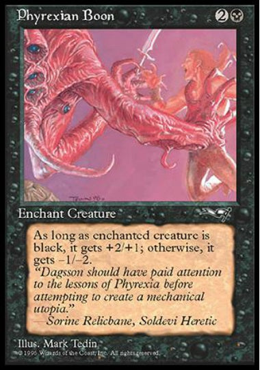 (英)Phyrexian Boon【ALL】 (つかまった男) No.058A